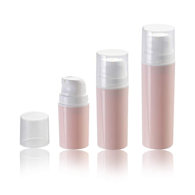 15ml 30ml 50ml PP Snap On Airless Bottle Travel Koko -annostelija HS-011
