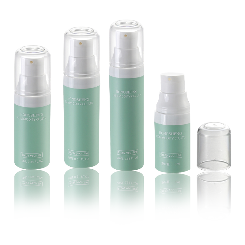 5ML-20ML Vaaleanvihreä ihonhoitoaine Airless Bottle-HS-012A