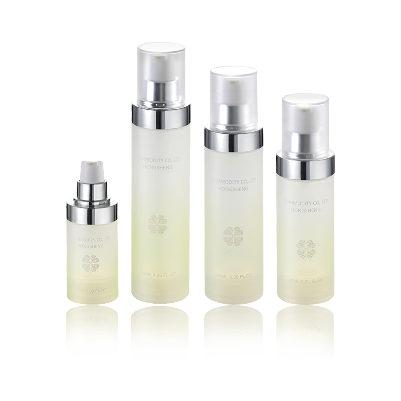 50ML-120ML Airless Bottle Matkapullot Lotion Annostelija HS-017B
