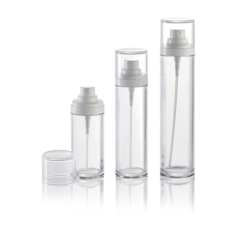 50ml 80ml 100ml Yksinkertainen ja tyylikäs Pet/Petg-nestepullosarja-HS-P05