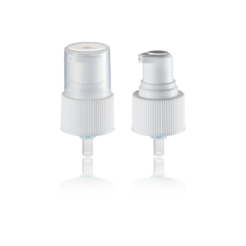 Liukumista estävä kierteinen kosmeettinen pumpun pää Nestejakelija-HY24A-06