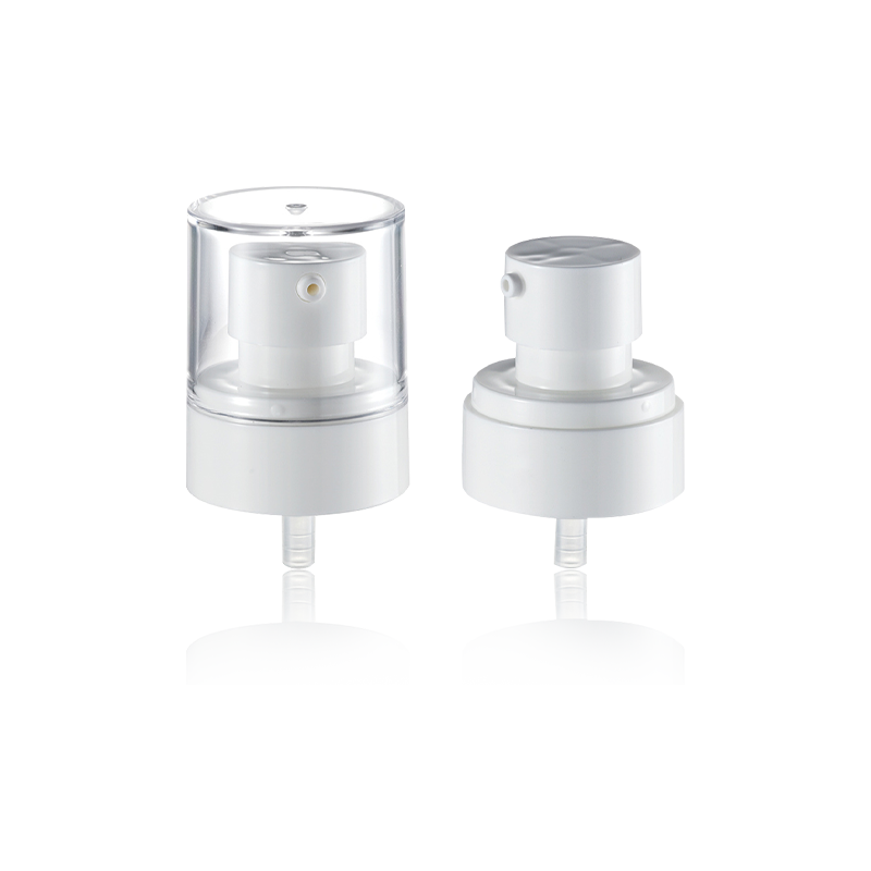 HY24A-34 UPG kosmeettinen pp tai valkoisena lotion/spray pumppu 24/410 puolikorkki 0,25cc