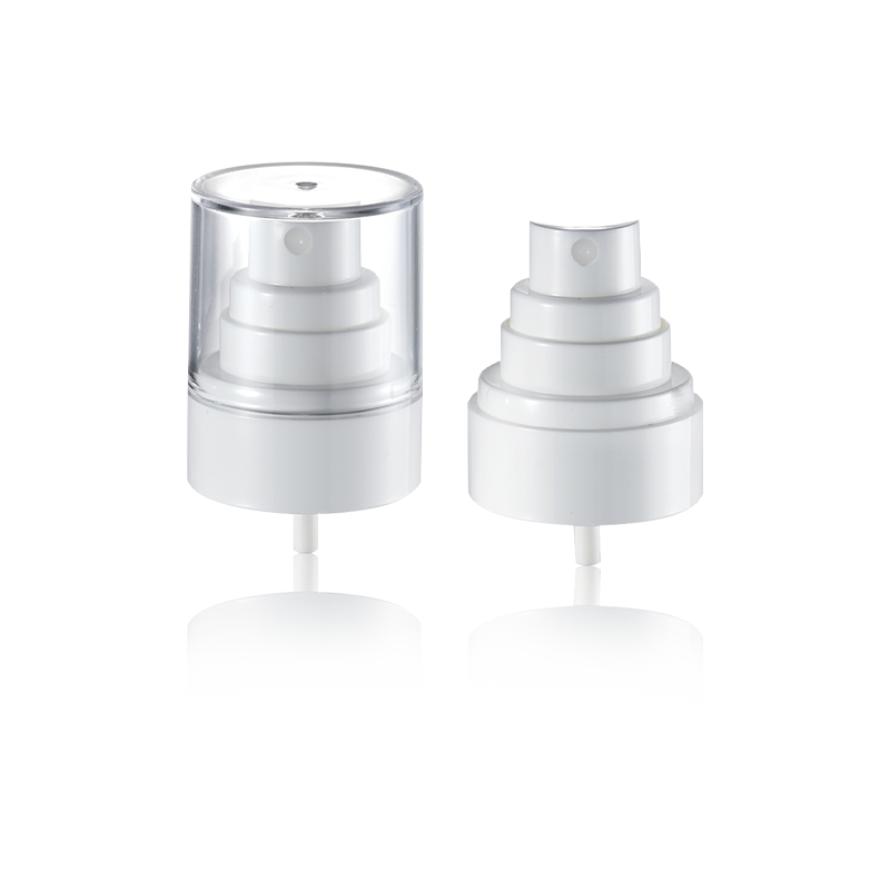 HY24B-57 kosmeettinen valkoinen väri tai pp voidepumppu 24/410 puolikorkki