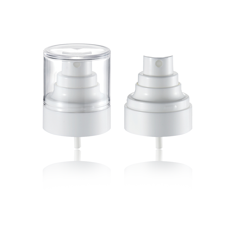 Yksinkertainen valkoinen kosmeettinen nestejakelija-HY24B-58